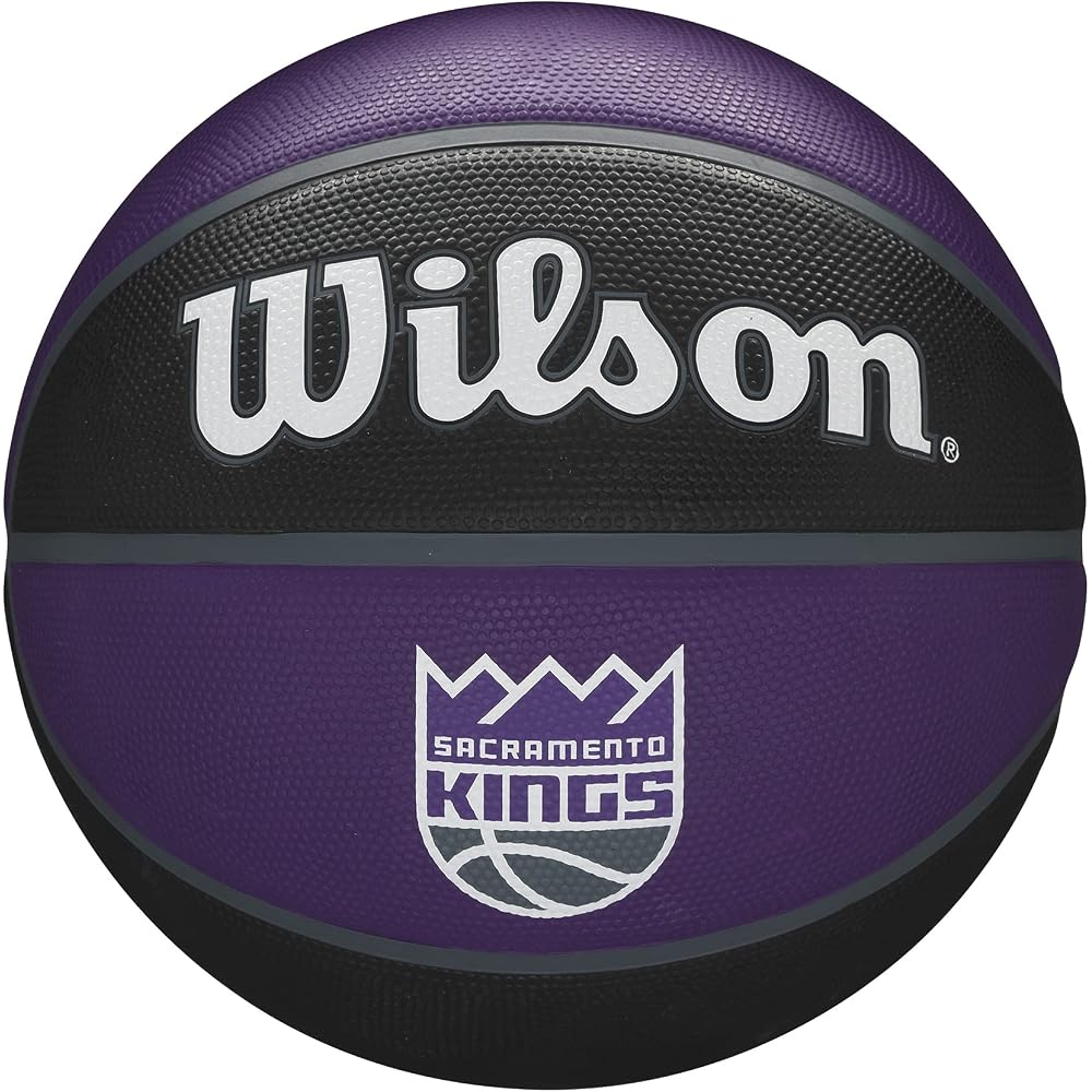 Wilson NBA Team Tribute Sacramento Kings Basketball Outdoor Size 7 Diameter 24.5cm