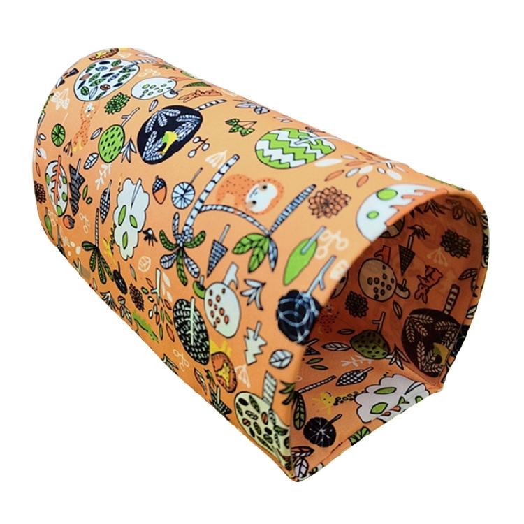 Small Animal Tunnel Hamsters Summer Tube House Cute Print Cave Cage Decors S