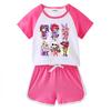 2026 Summer Kids' Clothing Set: Baby T-shirt & Hot Pants - Boys & Girls Casual Sportswear.