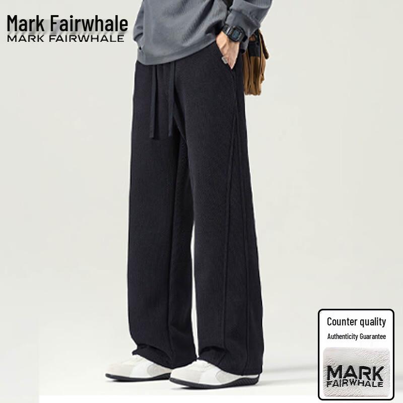 Mark Fairwhale Men's Warm Straight-Leg Casual Pants