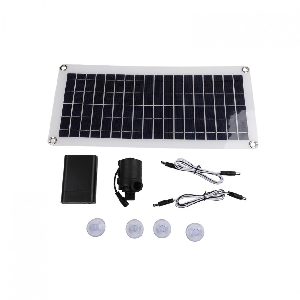 800l/h DC 12V Brushless Solar Water Pump 20W Solar Panel Pump Fish Pond Garden
