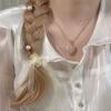 Heart Diamond Necklace For Women Girls With Natural Stone Jewelry Dainty Gift Wrapped Heart Pendant Pink Necklace Decor