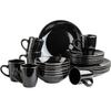 Столовые Приборы Maser Mettalic Rim Черные, 24 Шт. (934036)