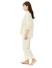 Pajama Set Cotton Cut Dobby Setup Cream [Narue] Women's