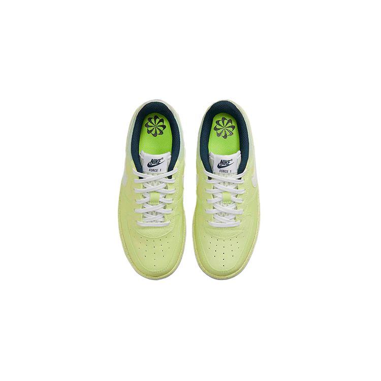 Nike Air Force 1 Crater Recycled Materials Casual Non-Slip Shock Absorbing Durable Low-Top Sneakers Kids Sneakers Green DH4340-700