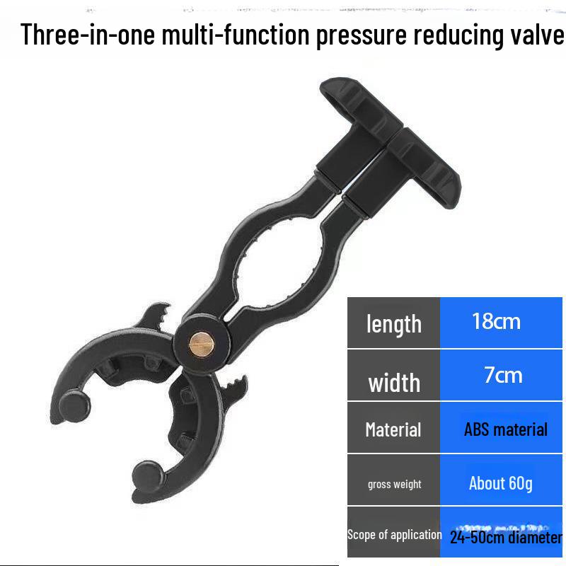 Multi-Function Gas Valve Wrench & Pliers: Tighten, Loosen, Disassemble