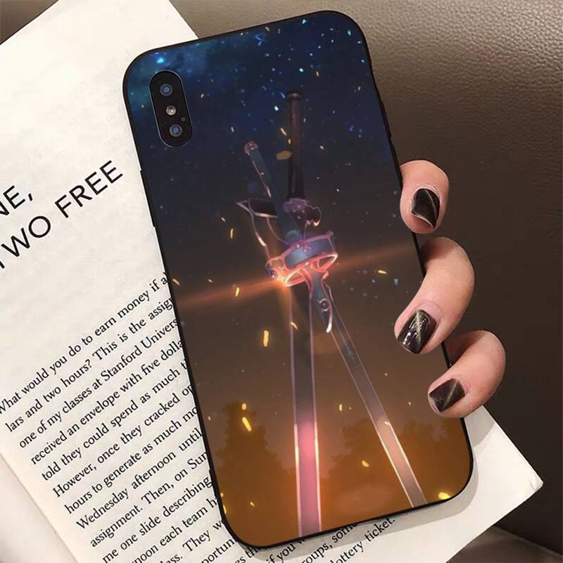 Anime Sword Art Online SAO Phone Case for iPhone 11 12 13 mini pro XS MAX 8 7 6 6S Plus X 5S SE 2020 XR case
