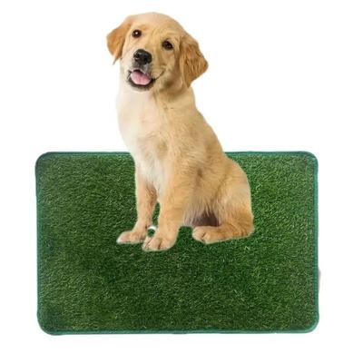Washable Simulated Lawn Dog Pads Comfortable Pet Pee Grass Pad Dog Litter Mat  for Dogs Cats