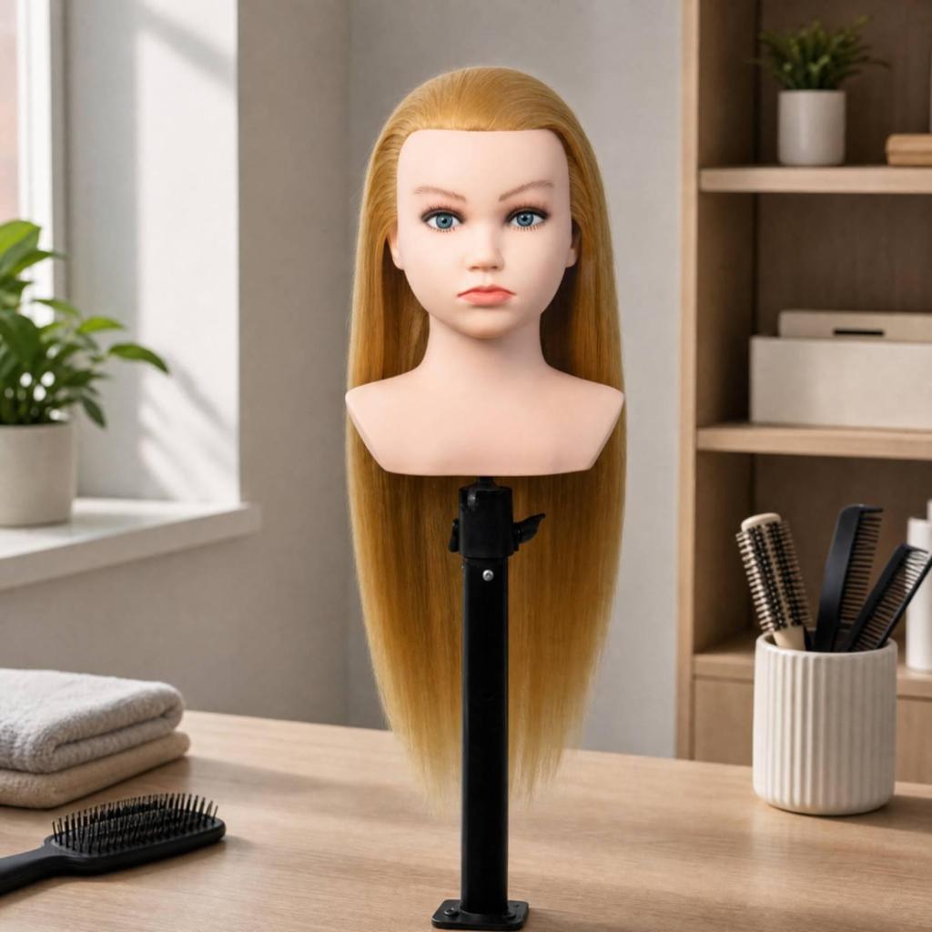 Hairdressing Training Head Child-Friendly Braiding Practice Mannequin for