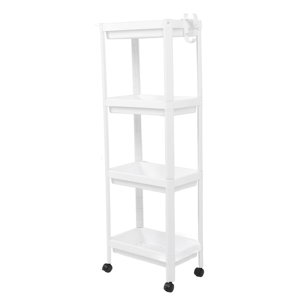 Badezimmer Turmregal Kunststoff Freistehendes Lagerregal Organizer Multifunktionale Regaleinheit für