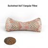Mugwort Buckwheat Cervical Pillow - Detachable Neck Support for Sleep Health and Moxibustion.