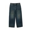 JACK&JONES Men's Wide Leg Washed Multi-pocket Jeans