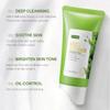 Detergente Viso alla Vitamina C Pulizia Profonda della Pelle Idratante Rimozione Punti Neri Cura della Pelle Detergente Viso Schiuma Detergente Viso Cura della Pelle