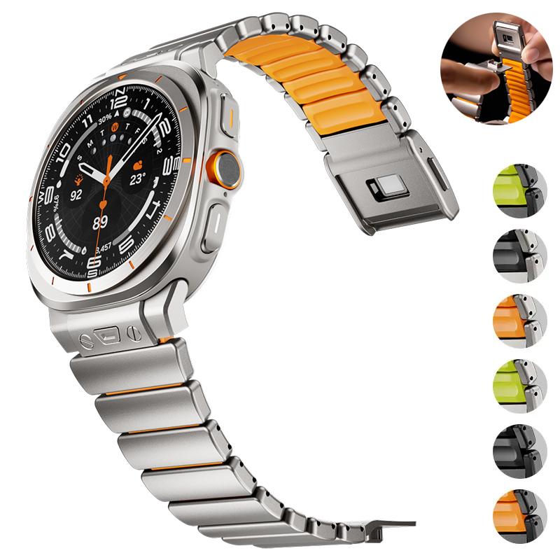 Luxury Titanium Band for Samsung Watch Ultra 2026 2026 47MM Width Metal Strap for Galaxy Watch 47MM ULTRA Series Watchband