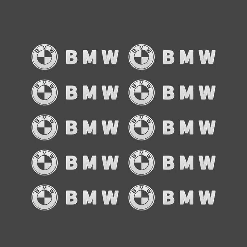 BBKZ6 3D Metal Car Interior Dekoration Stickers Badges Auto Styling For BMW E90 E60 E71 F30 F20 F10