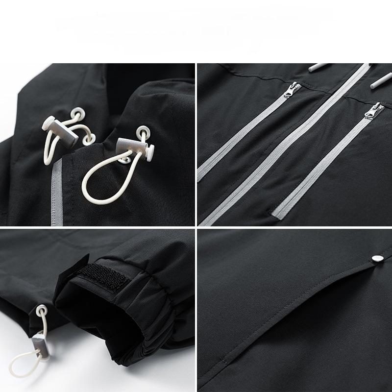 Tynn jakke, Baseballjakke, Ungdomsjakke, Vindtett jakke, Hettegenser for menn