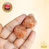 SOLAVA Original Certified Sunstone Tumble - 100% Authentic Sunstone Crystal Tumble Stone for Happiness, Joy, Positivity, Success, Confidence, Str