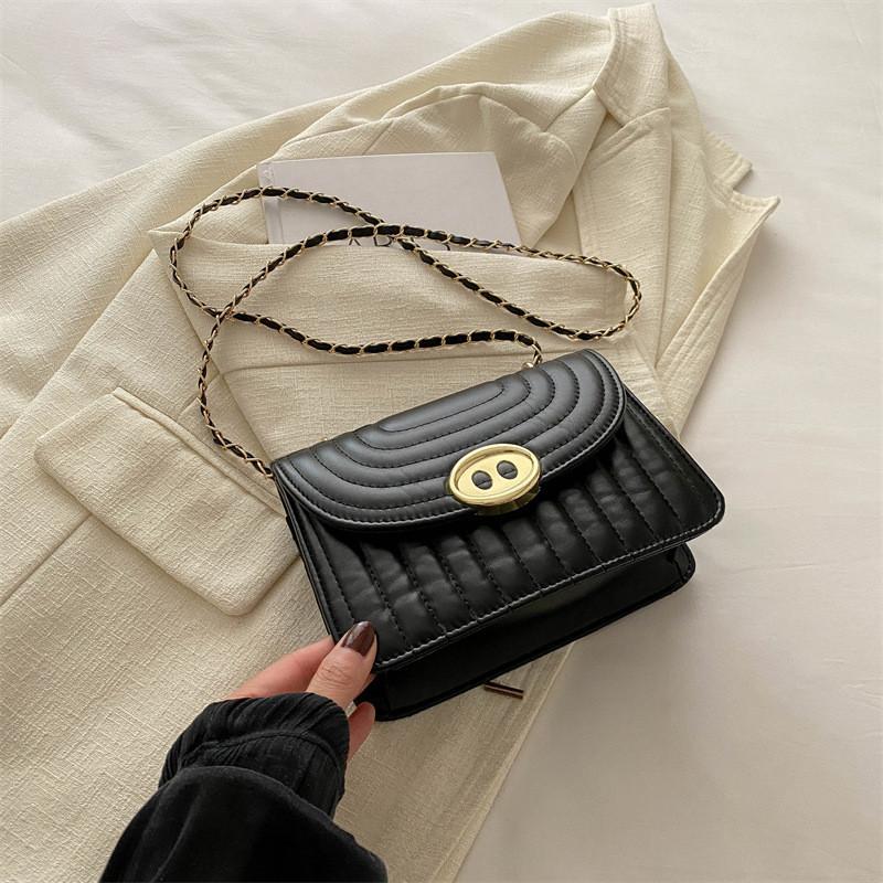 Chic 2024 Women s Small Square Bag Elegant Pu Leather Crossbody Handbag With Phone Pocket чёрный