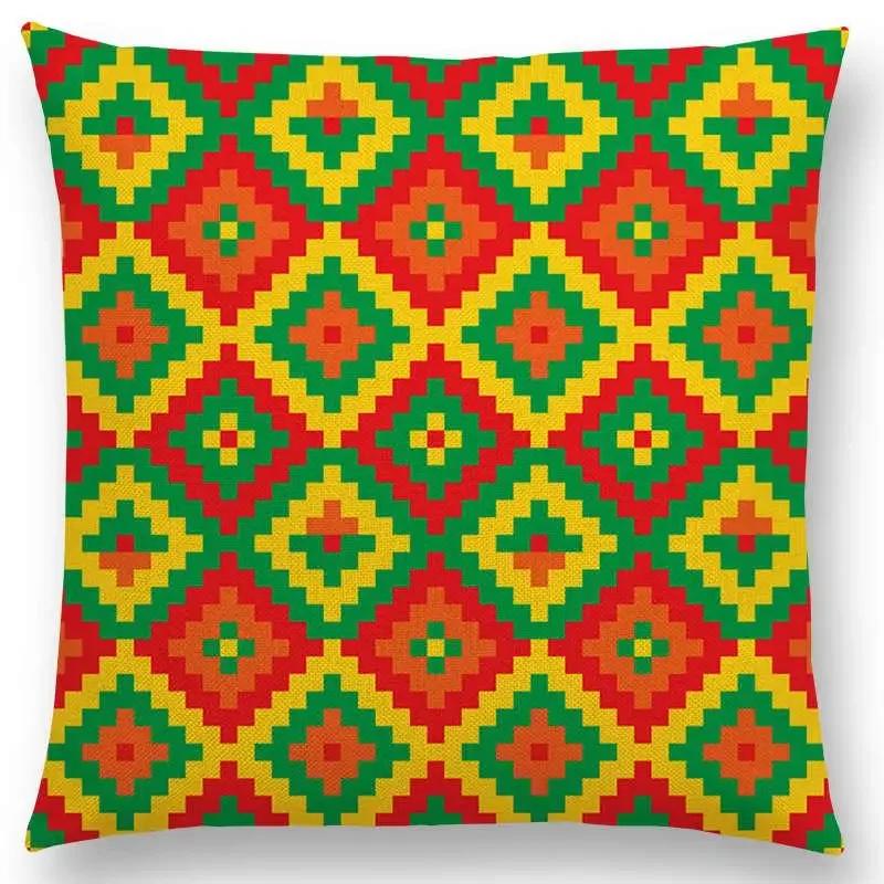 Colorful Geometric Pattern square Cushion Cover Pillow Case Decorative Line/ Throw Pillows Cushions for Home Decor x