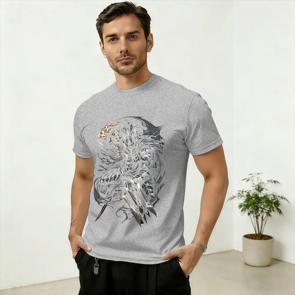 SAURON Art Cotton T Shirt For Unisex Summer Awesome T Shirts Round Neck Leisure Tees Oversized Hot Sale Clothing