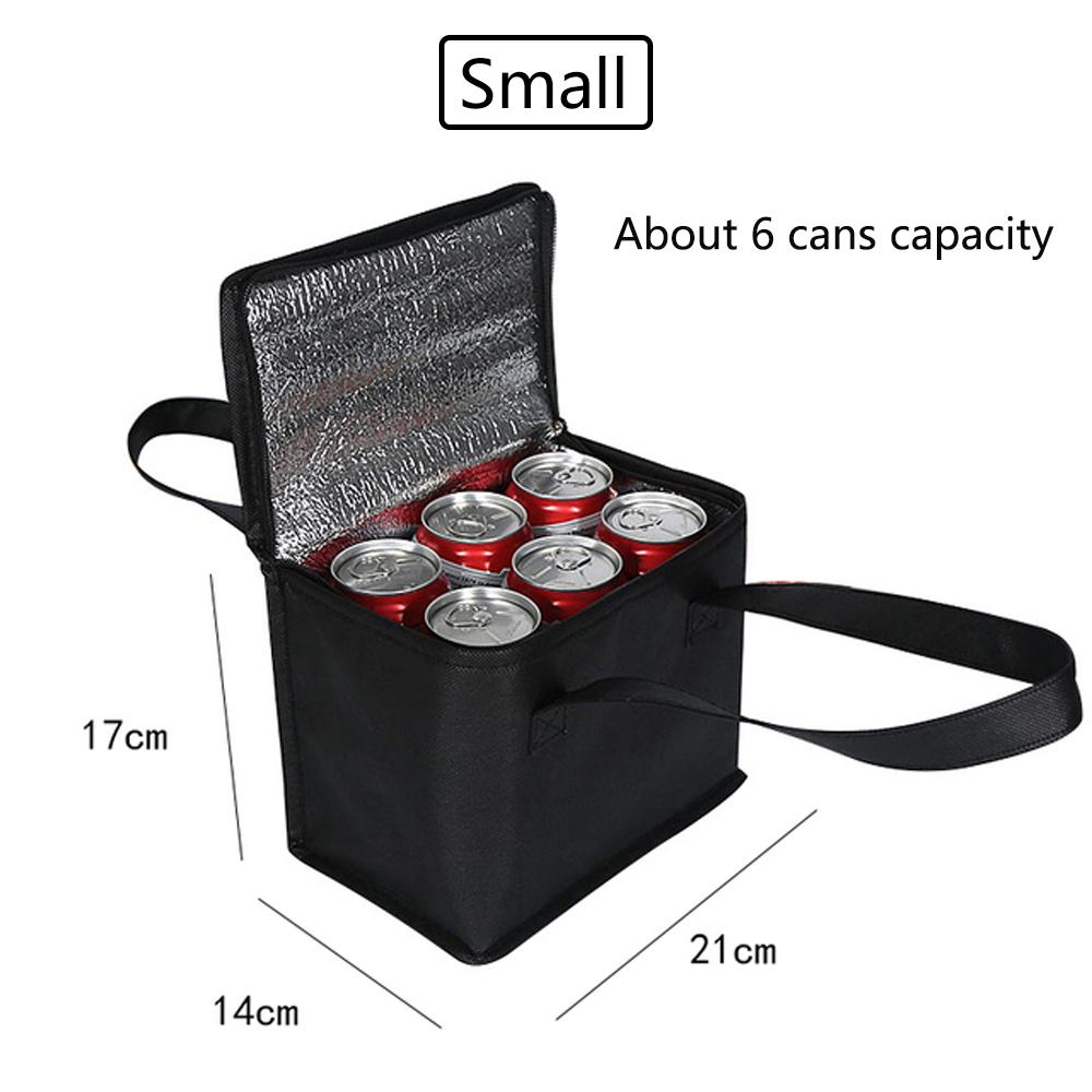 

Folding Picnic Cooler Bag Thermal Bag Drink Carrier Insulated Bags Beer Delivery Bag Insulation Camping Picnic Ice Pack