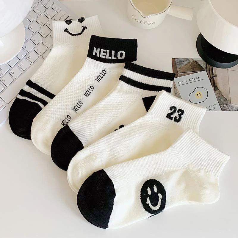 Women's Low-Cut Breathable Boat Socks - Korean Style, Spring/Summer, Deodorant, Short and Thin