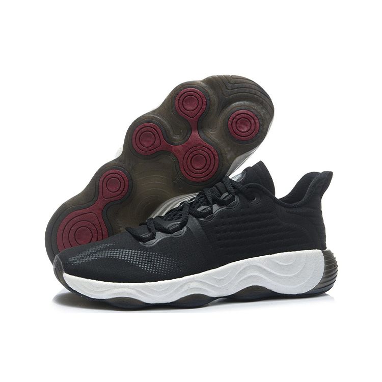 Li-Ning Unbounded 3 Shock Absorption Non-Slip Wear-Resistant Supportive Lightweight Low-Top Casual Shoes Men Sneaker Black AFPR029-2
