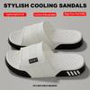 Men'S Indoor and Outdoor Slippers Thick Bottom EVA Non-slip Fashionable Wear-resistant Casual Shoes