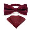 Bow Tie Plus Pocket Towel Set, Groom'S Wedding Bow Tie.