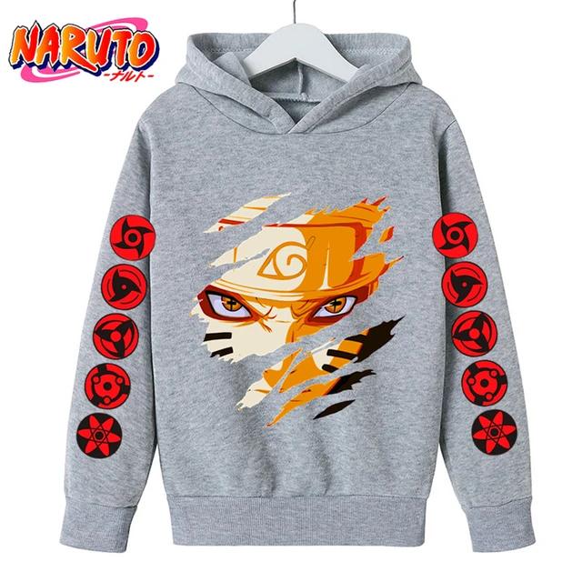

2025 MINISO Naruto Hoodie Kids Детская одежда для мальчиков Детская одежда для малышей Осенние теплые толстовки Пальто Одежда с героями мультфильмов Толстовка с капюшоном 120 бордовый