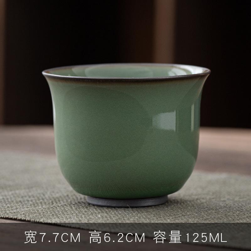 ברזל גלגל רשמי טיאנקינג קרמיקה קונג פו סט תה טעימה אישית ג'ון קילן סגנון סיני ג'יאן מאסטר כוס