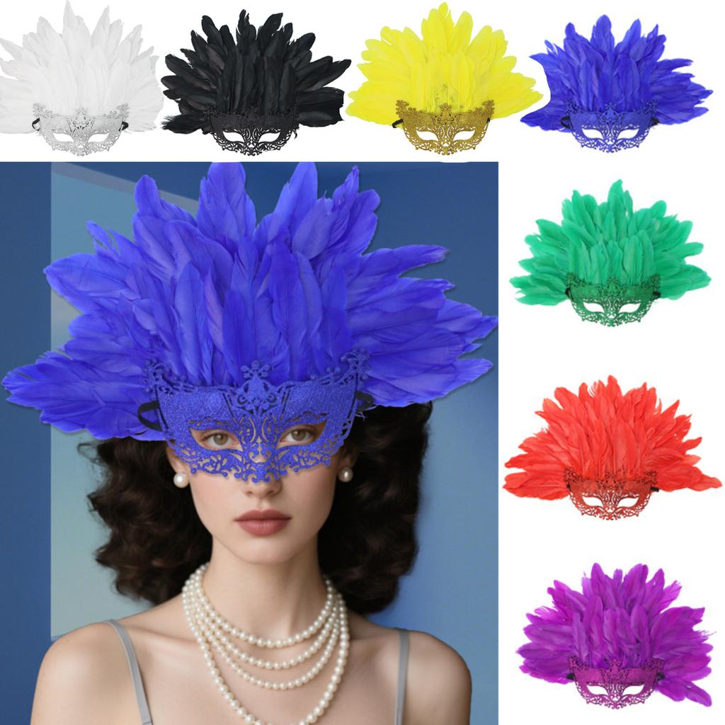 Carnival Tassel Mask Half Face Mask Masquerade Party Mask