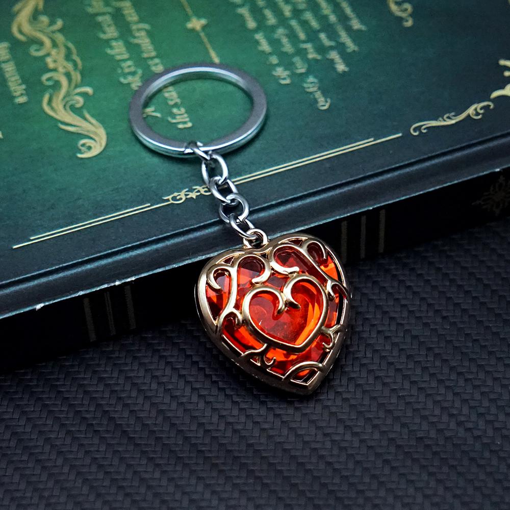 Tears of The Kingdom Keychain Breath of the Wild Key Chain Keychains for Men Game Accessories Car Key Ring Pendant llaveros
