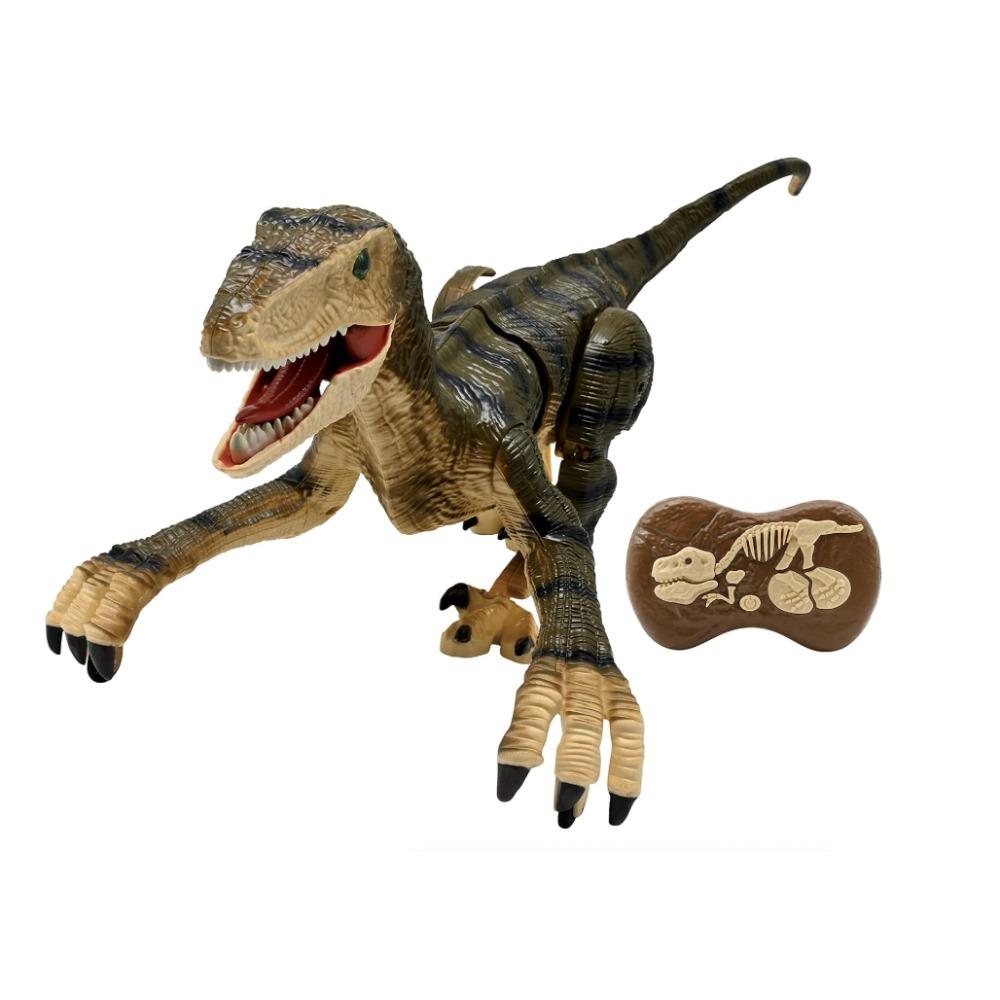 2.4GHz Remote Control Dinosaur Robot Walking And Roaring Mini Dinosaur Light And Sound Ideal Children's Birthday Christmas Gift