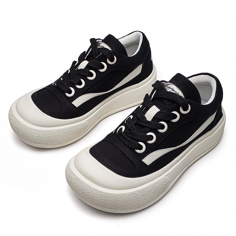 Ugly cute shoes dad shoes round head bread shoes bubble drink star couple canvas shoes board shoes