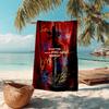 Halloween horror thriller theme Stranger Things soft beach towel outdoor camping vacation swinging beach scarf decorative blanket B17