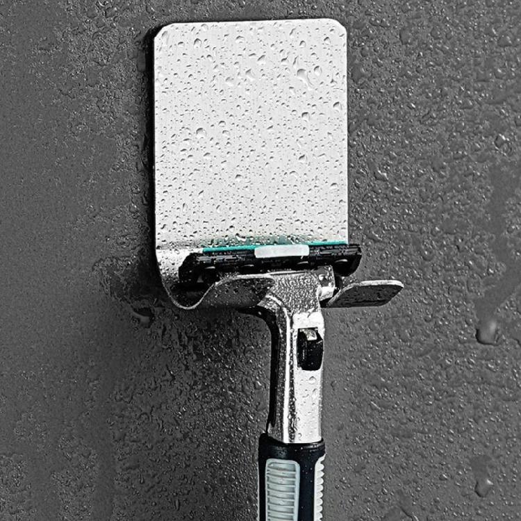 Contemporary Bath Storage Hook For Razors Chargers Stainless Steel Drillless Mounting System Durable Bathroom Organizers