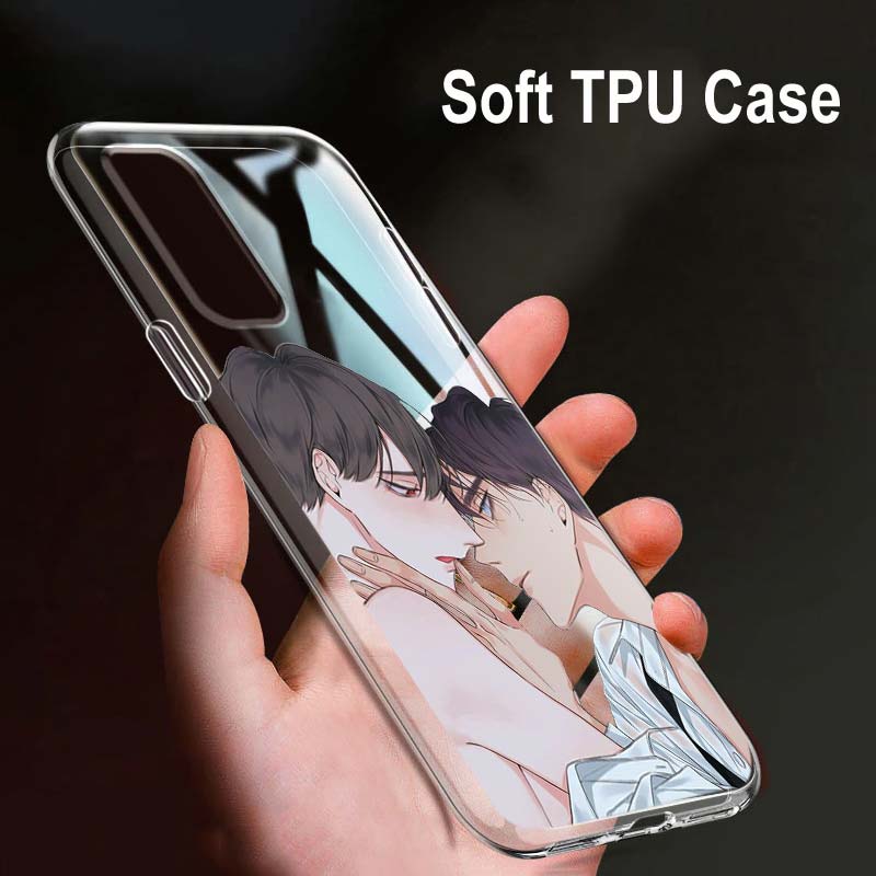 Gay Man Anime For OPPO Reno7 SE 6 5 Z F 4G 5G Find X2 X3 Neo Lite Pro Plus Transparent Soft Phone Case Coque