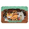 Ensky Mein Nachbar Totoro Catbus Ankunft Papier Theater H100 x B160 x T42mm Papier PT-L18 Ca.