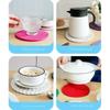 3Pcs Kitchen Table Mats Heatproof Colorful Dish Pad With Nonslip Base For Home Dining Protections Use