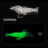Bionic Glow Shrimp Soft Lure: Night Glow Simulation Bait for Bass, Sea Fishing, and All-Purpose Use