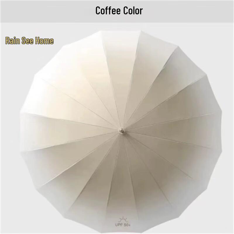 Ximengyuan 16-Rib UV Protection Straight Handle Dual-Use Umbrella (10-Pack)