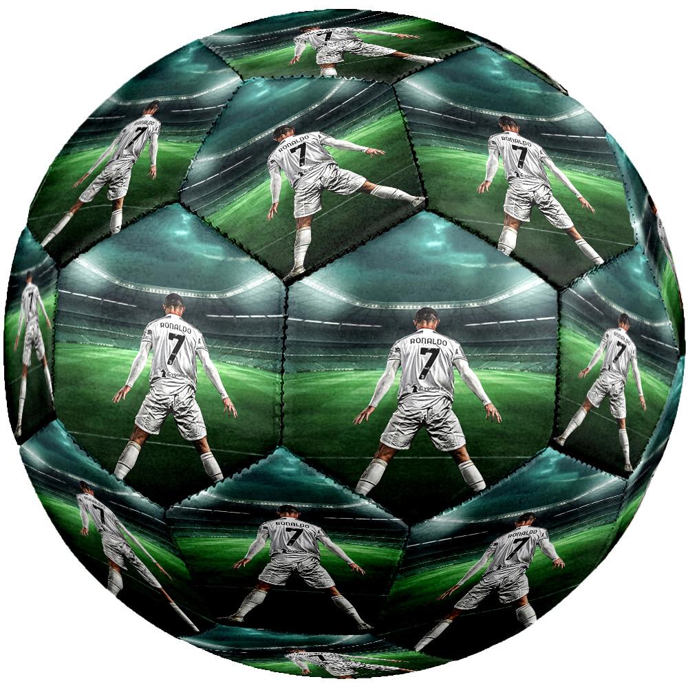 Ronaldo's Cristiano Ronaldo's Legacy Size 5 Soccer Football Machine Sewn Indoor/Outdoor Training and Matches Perfect Gift for Sports Enthusiasts