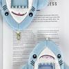 Cute Shark Plush Card Holder: Idol Photo Protector & Stuffed Toy Pendant