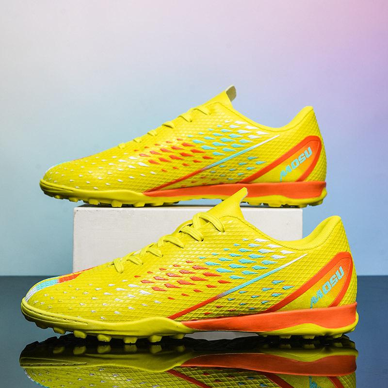 New Long Nail Youth Football Shoes Non-slip and Wear-resistant Competition Training Shoes Adult Broken Nail Sports Shoes Men