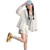 2026 Girls' Lightweight Korean-Style Loose Sun Protection Top