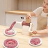 With 4 Filling Nozzles Hand Cranked Stuffing Machine Sausage Filler  Kitchen Gadget