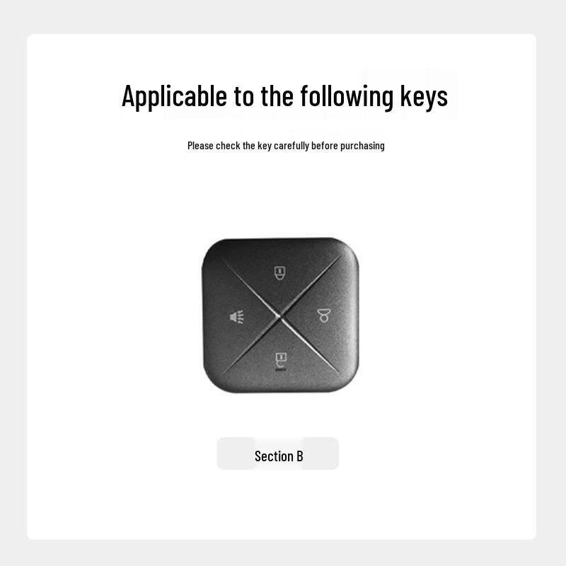 Buick E5 Titanium Cube Key Cover for 2025 LaCrosse Platinum with Bluetooth E4 Metal Full Coverage