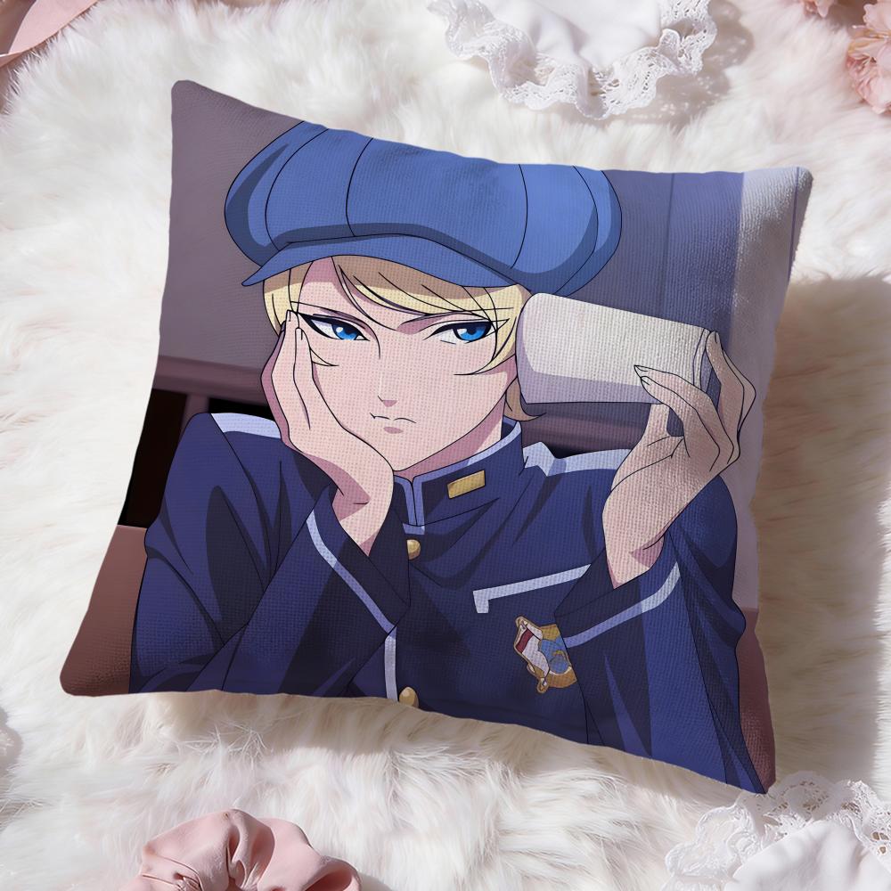 Anime M-Migi & DaliS Cushion Cover Premium Comfort Reversible Pillow Cove -Two in One Design for Any Room & Car Interior