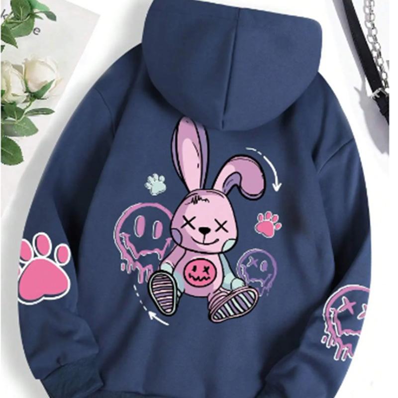 

Популярное хип-хоп уличное повседневное свободное худи с принтом для женщин, модное худи оверсайз, свободный новый свитшот, осенняя теплая одежда M